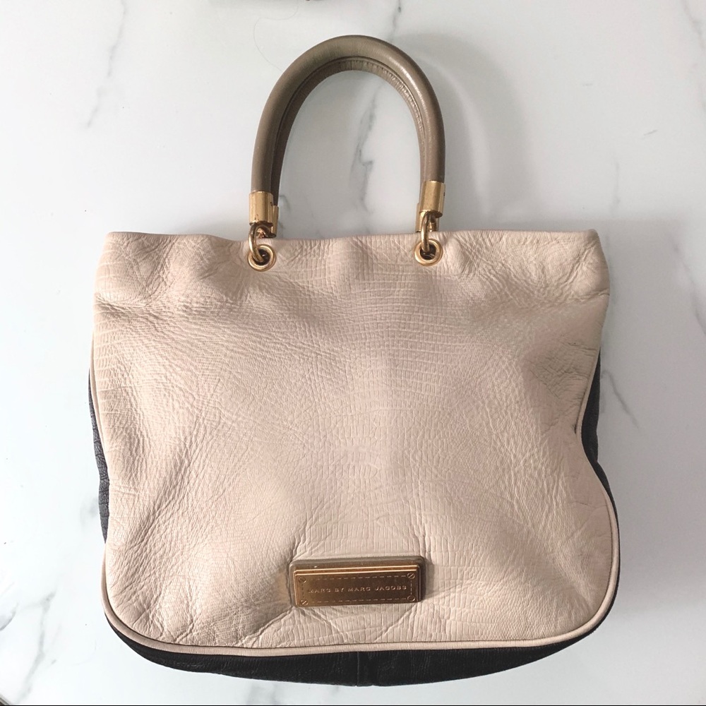 Marc Jacobs Tricolor Leather Too Hotto Handle Tote